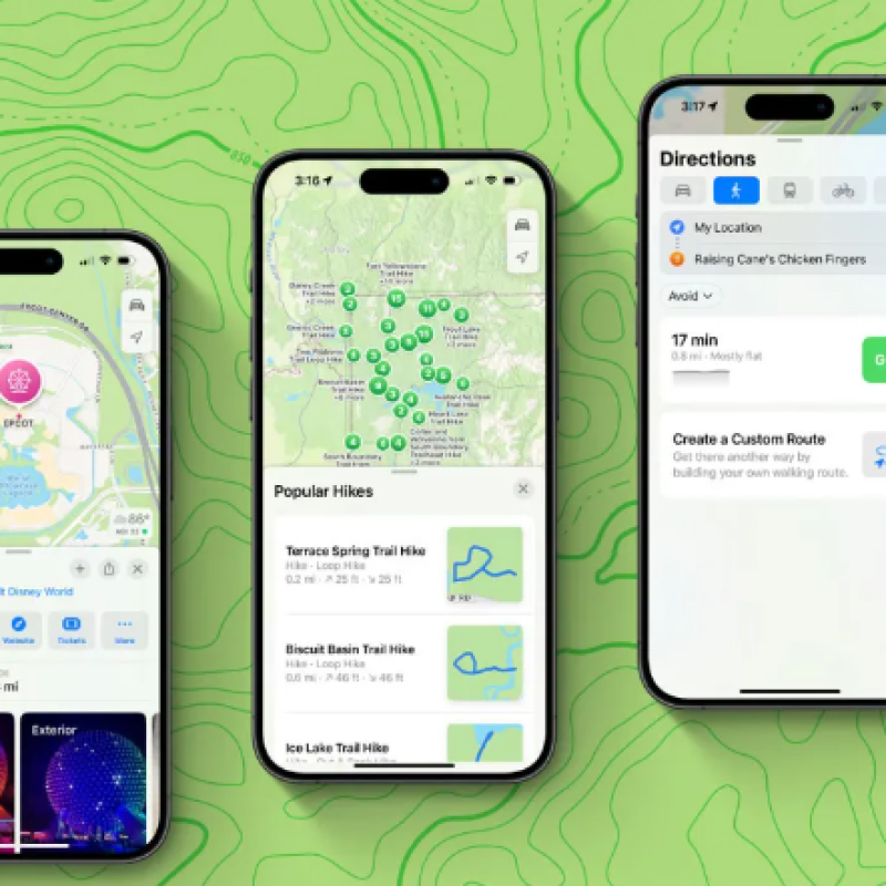 Tất cả Tính Năng Mới trong Apple Maps cho iOS 18