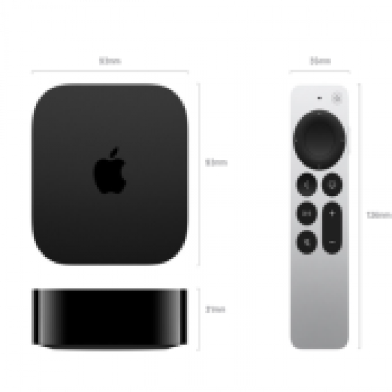 Thiết bị giải trí đa phương tiện Apple TV 4K Wi‑Fi 64Gb Chính hãng Black