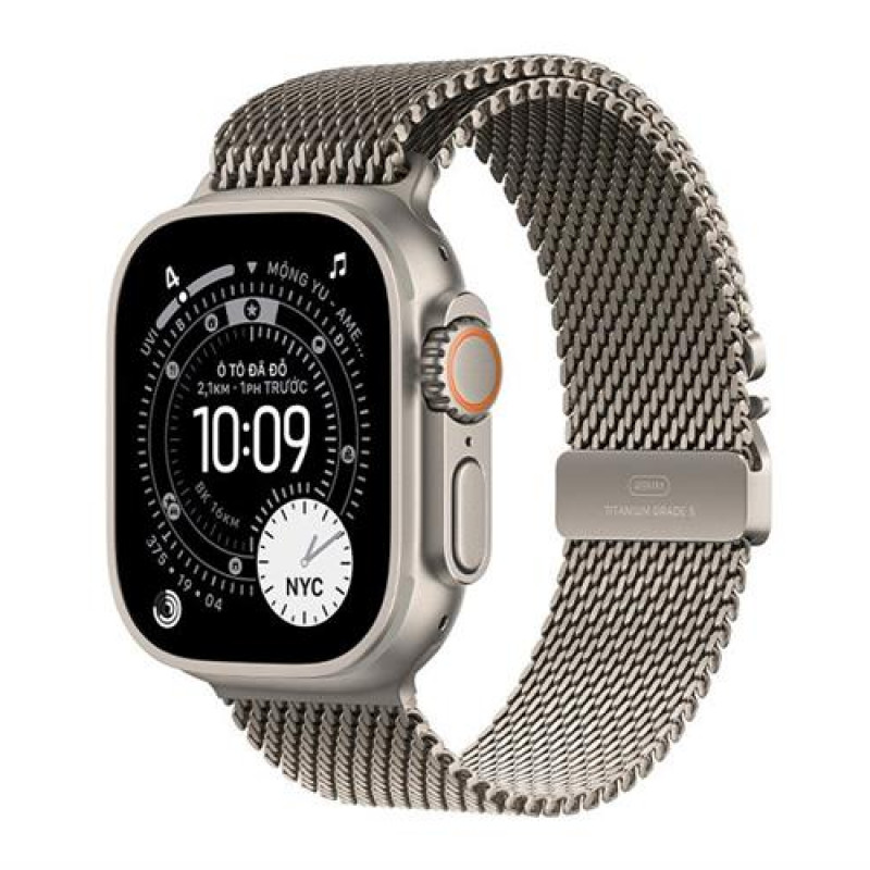 Apple Watch Ultra 3 GPS + Cellular 49mm viền Titanium dây Milan