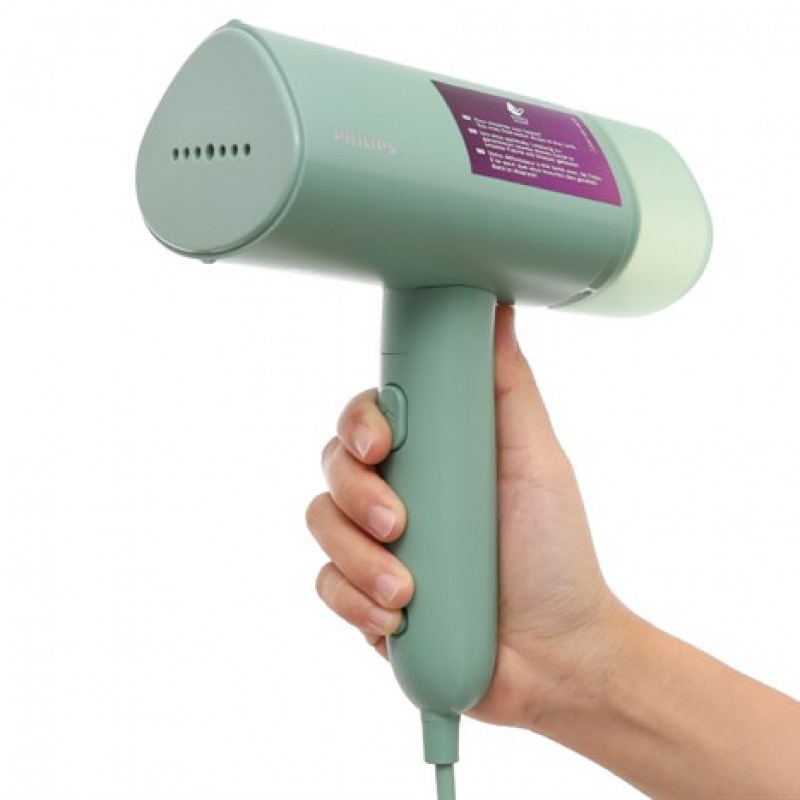 Bàn ủi hơi nước cầm tay Philips STH3010/70/Xanh ngọc