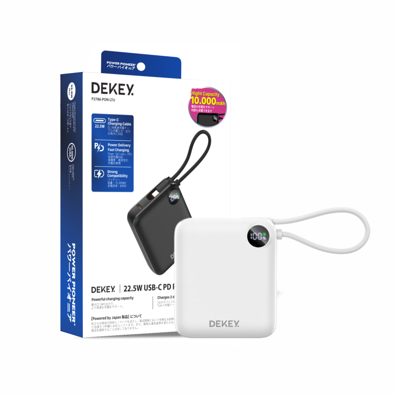 Pin sạc DP Dekey 10.000mAh USB-C sạc nhanh P2786
