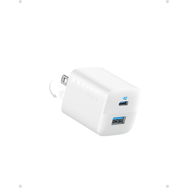 Đầu nối sạc nhanh 33W USB/USB-C Anker 323 1C1A A2331 White