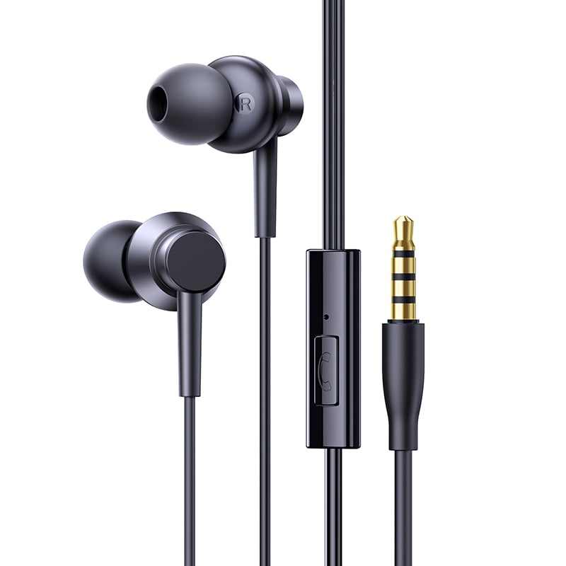 Tai nghe Jack 3.5 Baseus Encok HZ11 Wired Earphones 6932172645694 LVH048-WI-BK Black