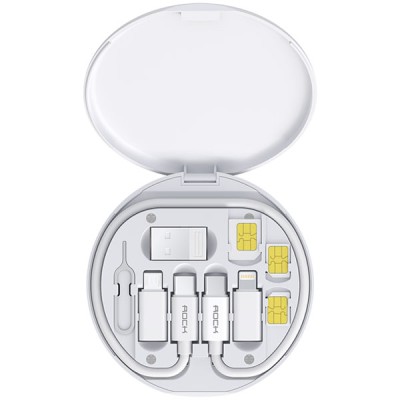 Cáp chuyển đổi combo sạc nhanh Type-C to Type-C Rock RCB0820