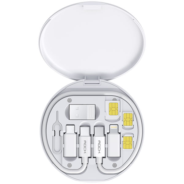 Cáp chuyển đổi combo sạc nhanh Type-C to Type-C Rock RCB0820