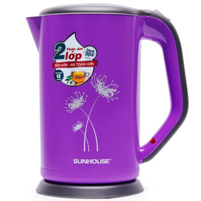 Ấm đun siêu tốc Sunhouse 2 lớp SHD1383P